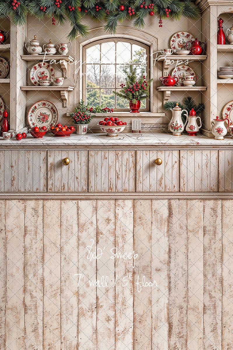 Christmas China Cabinet - With Sweep Option
