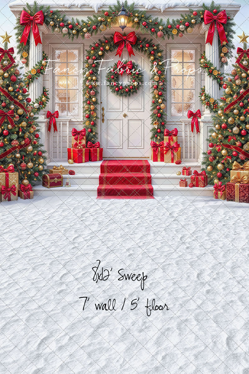 Christmas Front Porch Classic - With Sweep Option