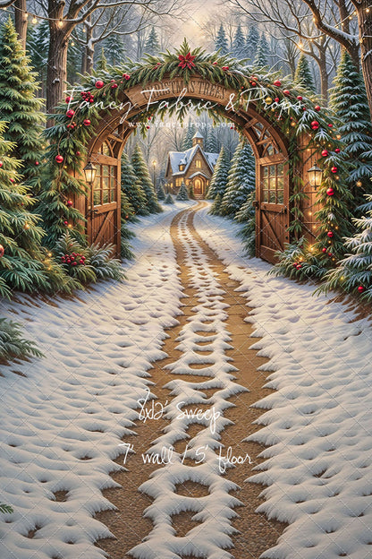 Christmas Path To Home - with Sweep Option