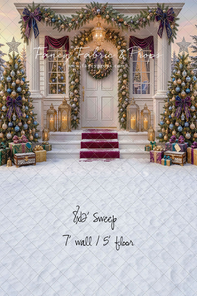 Christmas Plum Home - With Sweep Option
