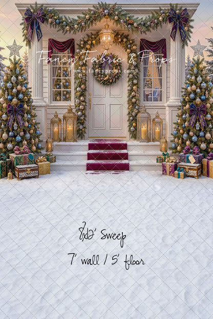 Christmas Plum Home - With Sweep Option