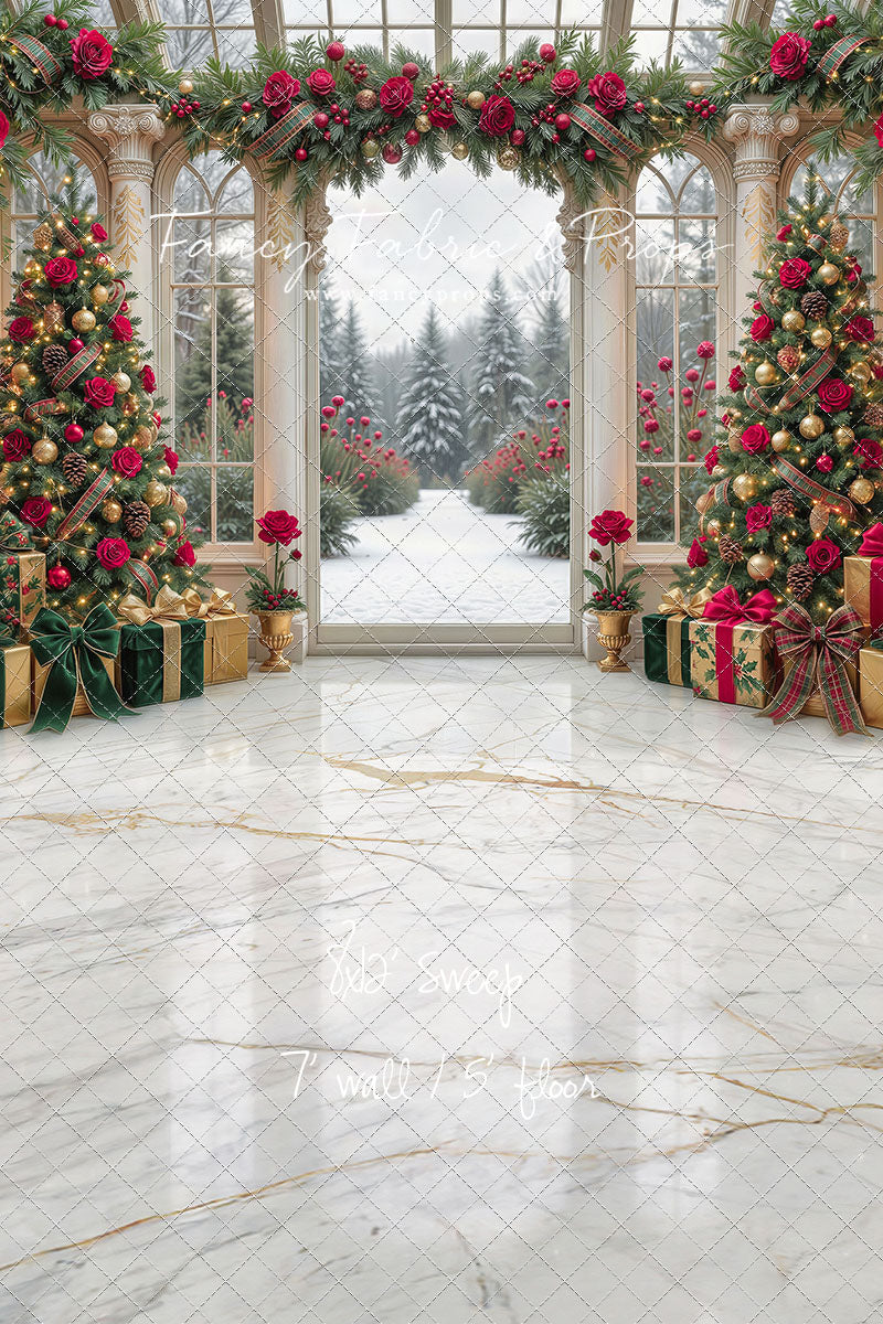 Christmas Rose Gala - with Sweep Option