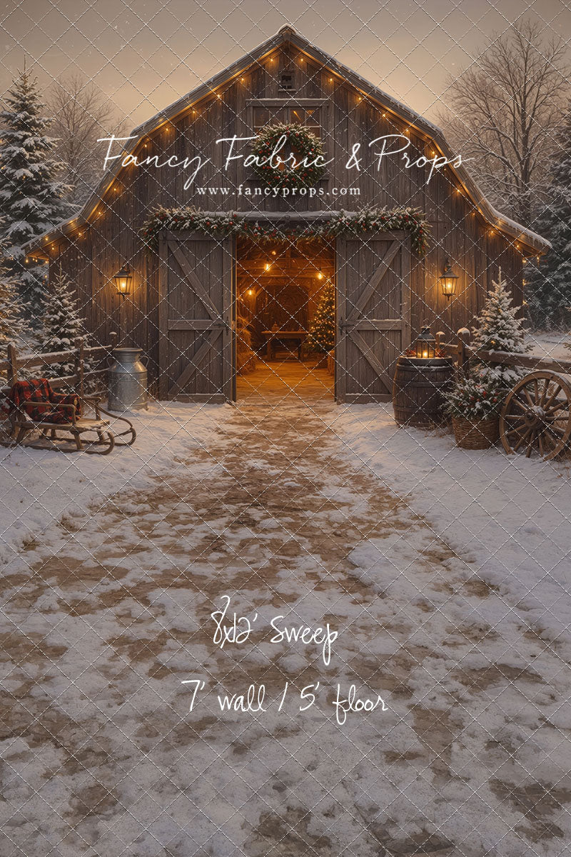 Christmas In The Timber Barn - with Sweep Option