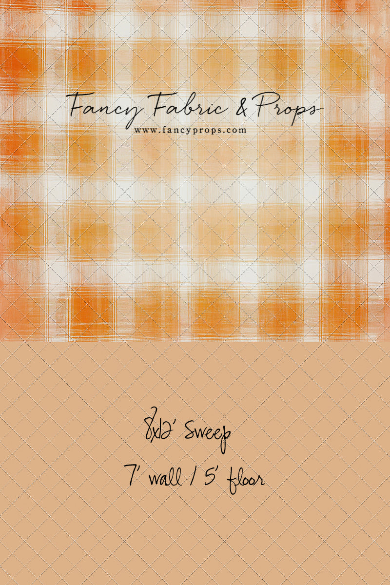 Citrus Tartan- With Sweep Option