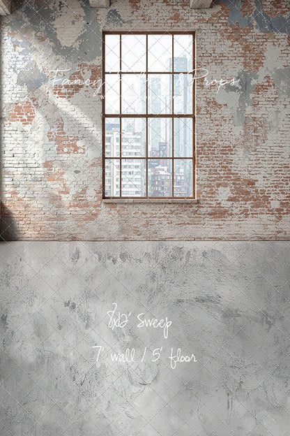 City Brick Canvas - With Sweep Option