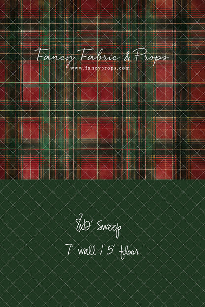 Classic Christmas Plaid - With Sweep Option