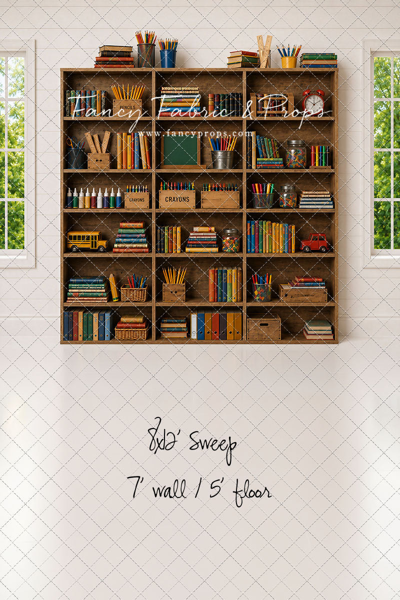 Classic Classroom Bookshelf - With Sweep Option