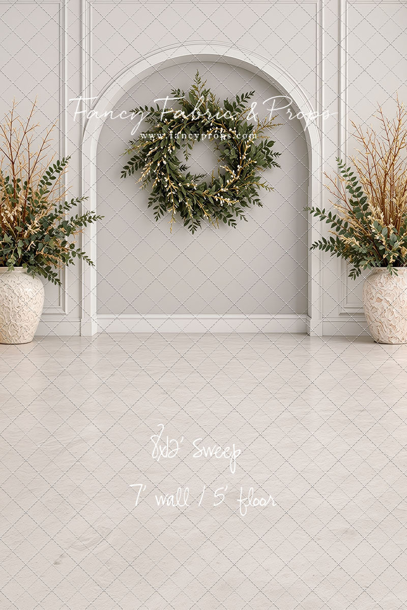 Clean Evergreen Arch - With Sweep Option