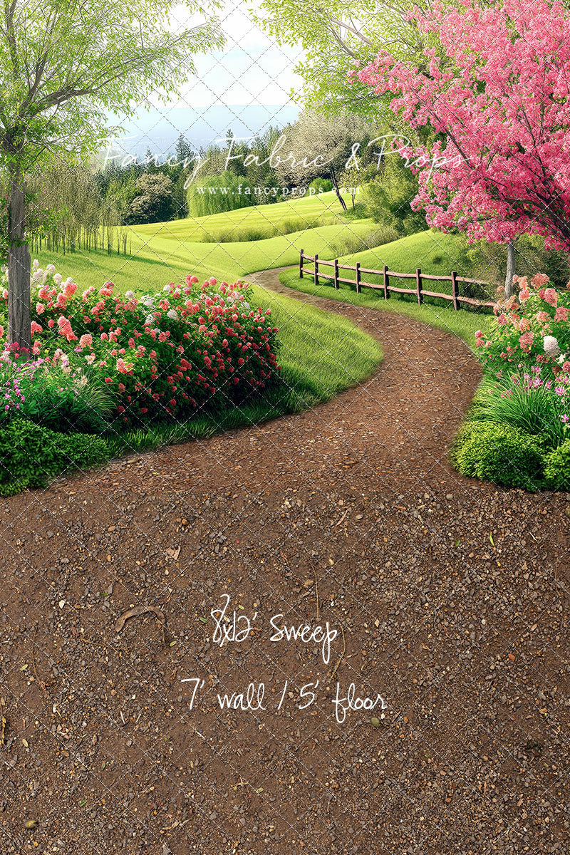 Country Road In Bloom - With Sweep Option