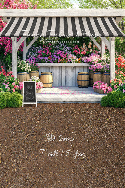 Country Spring Flower Shoppe - With Sweep Option