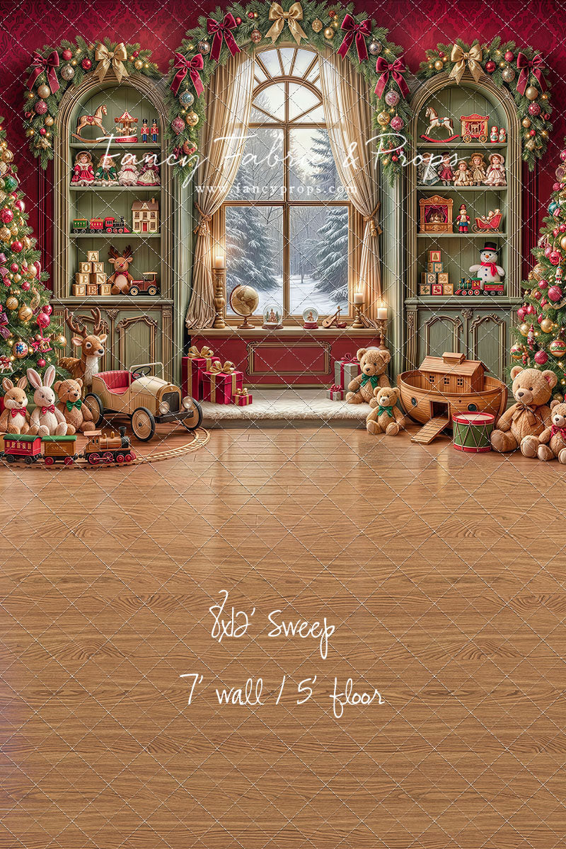 Darling Damask Christmas - with Sweep Option