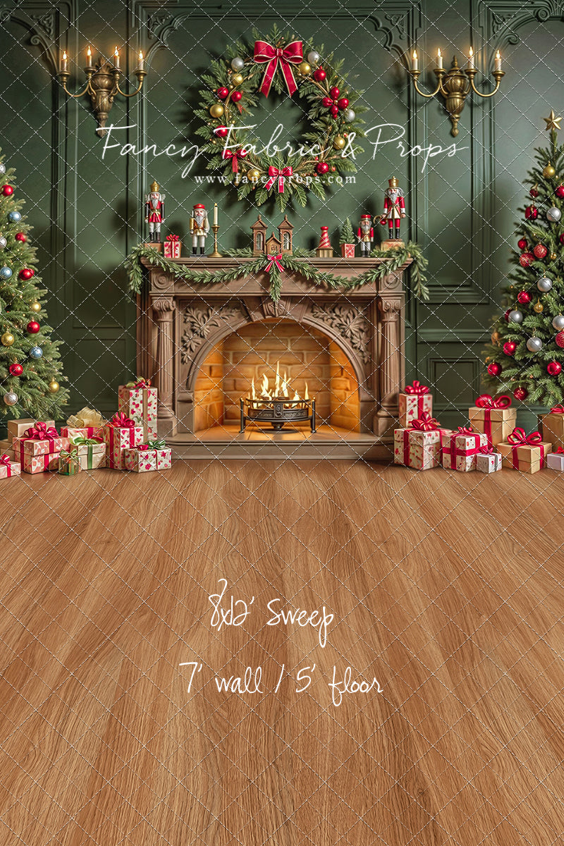 Emerald Christmas Room - with Sweep Option