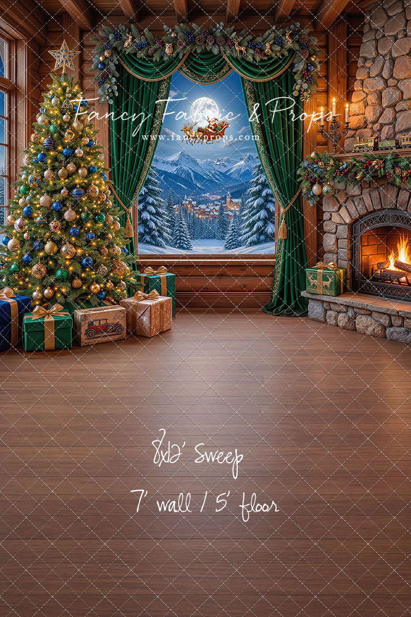 Emerald Mountain Sleigh View - with Sweep Option