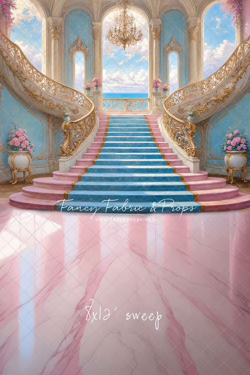 Enchanting Pastel Staircase - With Sweep Option