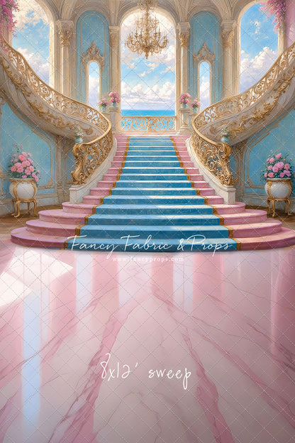 Enchanting Pastel Staircase - With Sweep Option