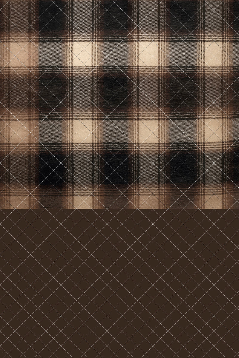 Espresso Flannel - With Sweep Option