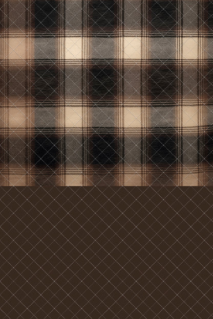 Espresso Flannel - With Sweep Option