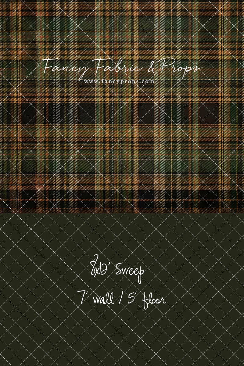 Evergreen Flannel - With Sweep Option