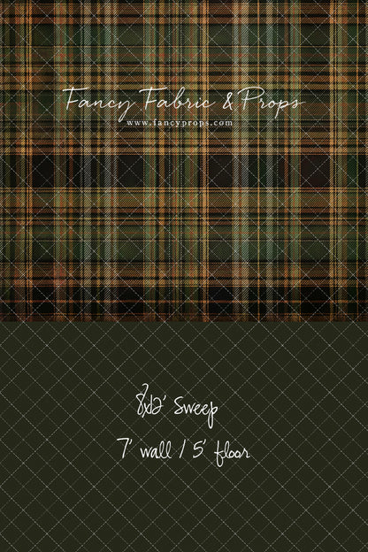Evergreen Flannel - With Sweep Option