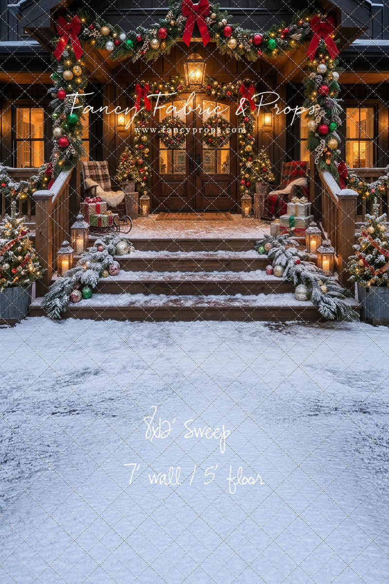 Festive Front Porch - With Sweep Option