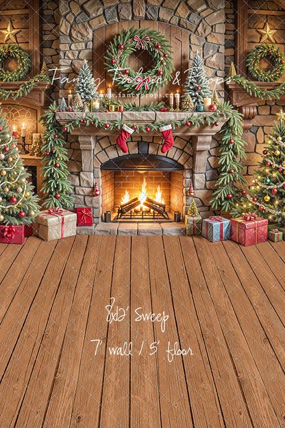 Fireside Christmas Magic - with Sweep Option