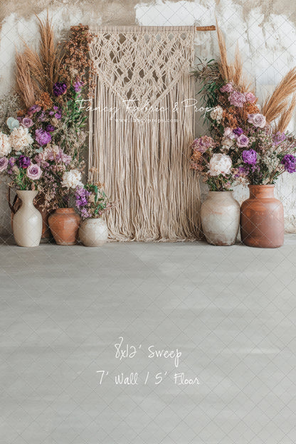 Floral Fringe Haven - With Sweep Option