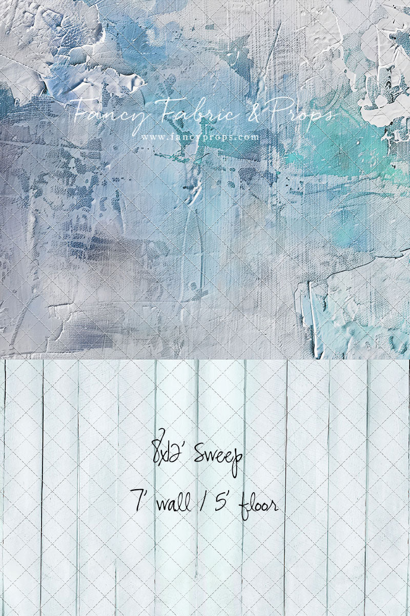 Frozen Veil - With Blue Floor Sweep Option