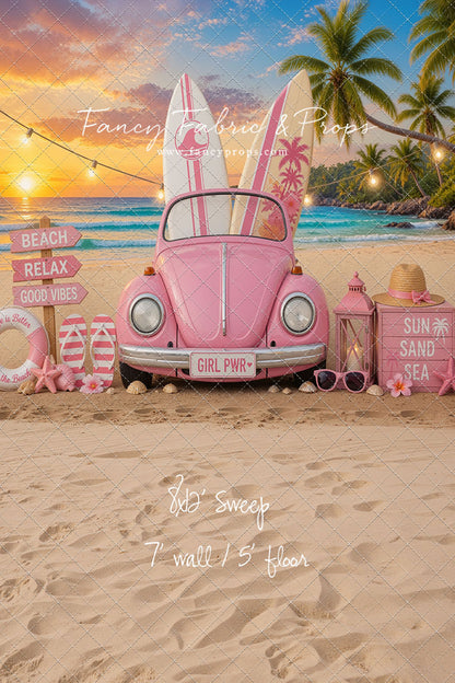 Girl Power Beach Bug - With Sweep Option