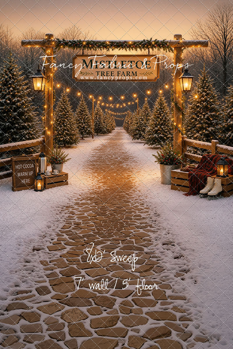Golden Glow Christmas Farm - with Sweep Option