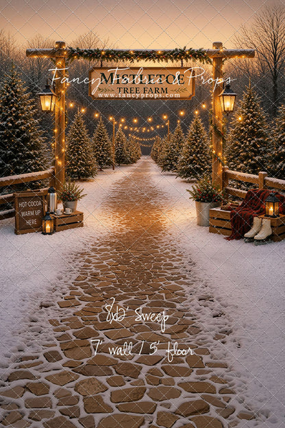 Golden Glow Christmas Farm - with Sweep Option