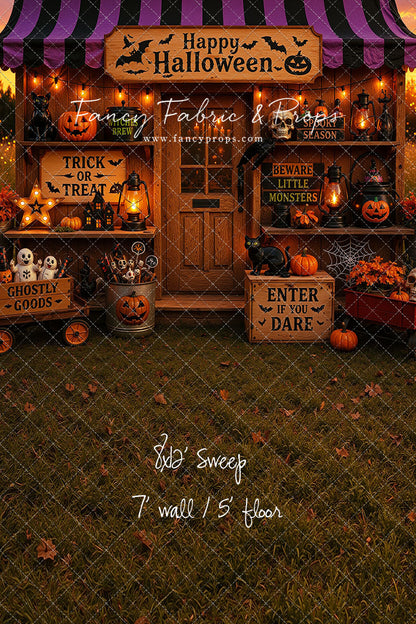 Haunted Harvest Stand - with Sweep Option