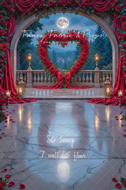 Heart of Roses - With Sweep Option