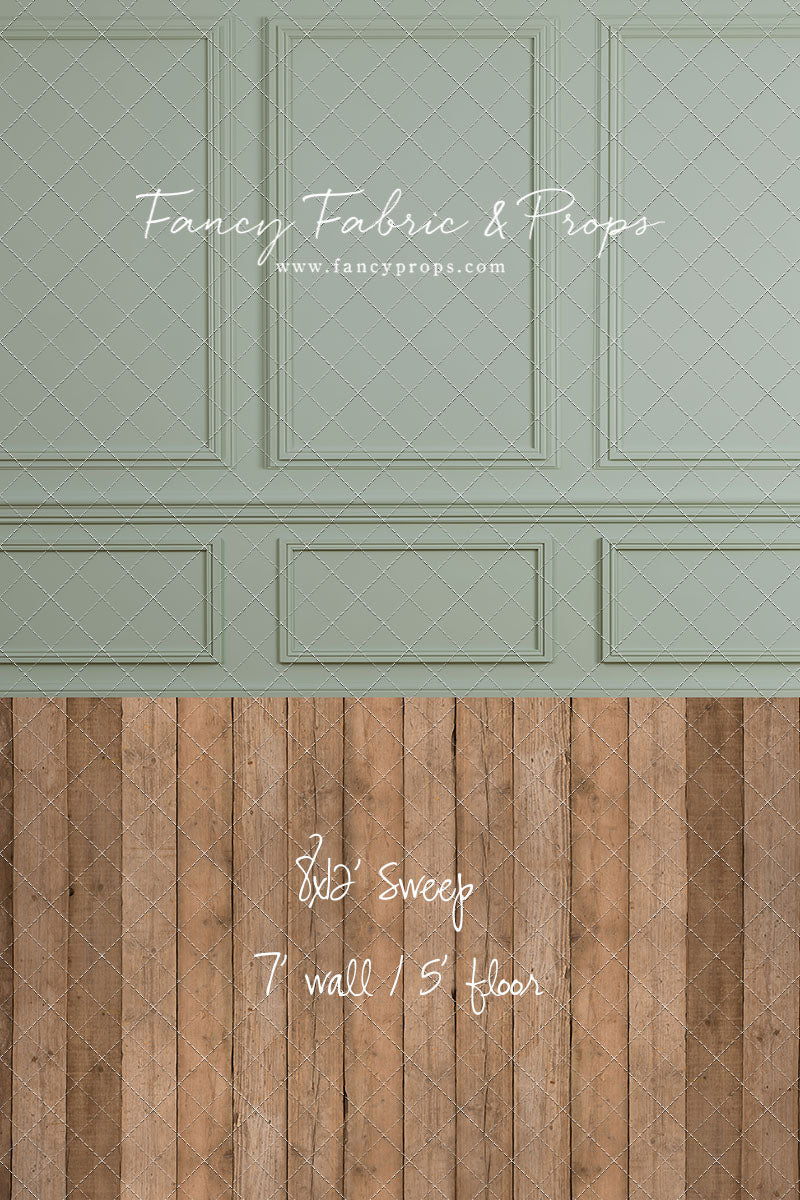 Heirloom Sage - With Cwtchicoo Wood Floor Sweep Option