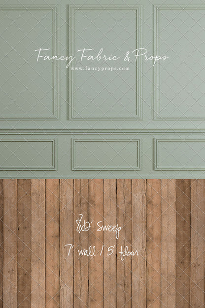 Heirloom Sage - With Cwtchicoo Wood Floor Sweep Option