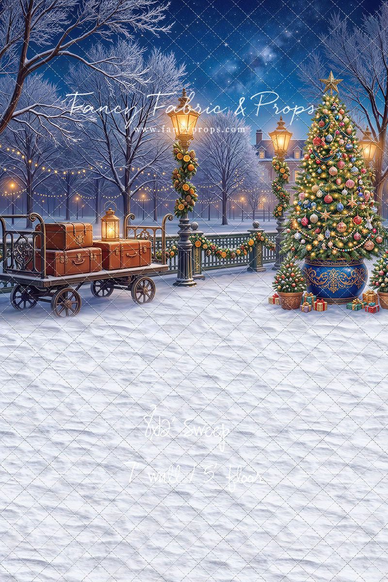Holiday Train Station - With Sweep Option