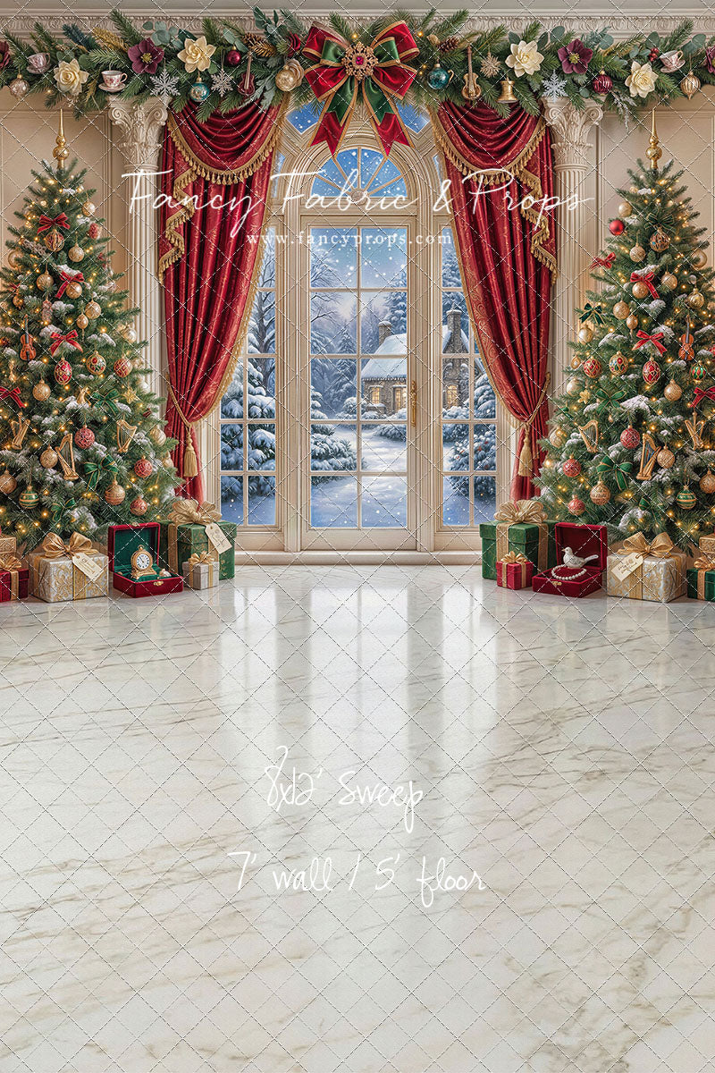 Holiday Window Elegance - with Sweep Option