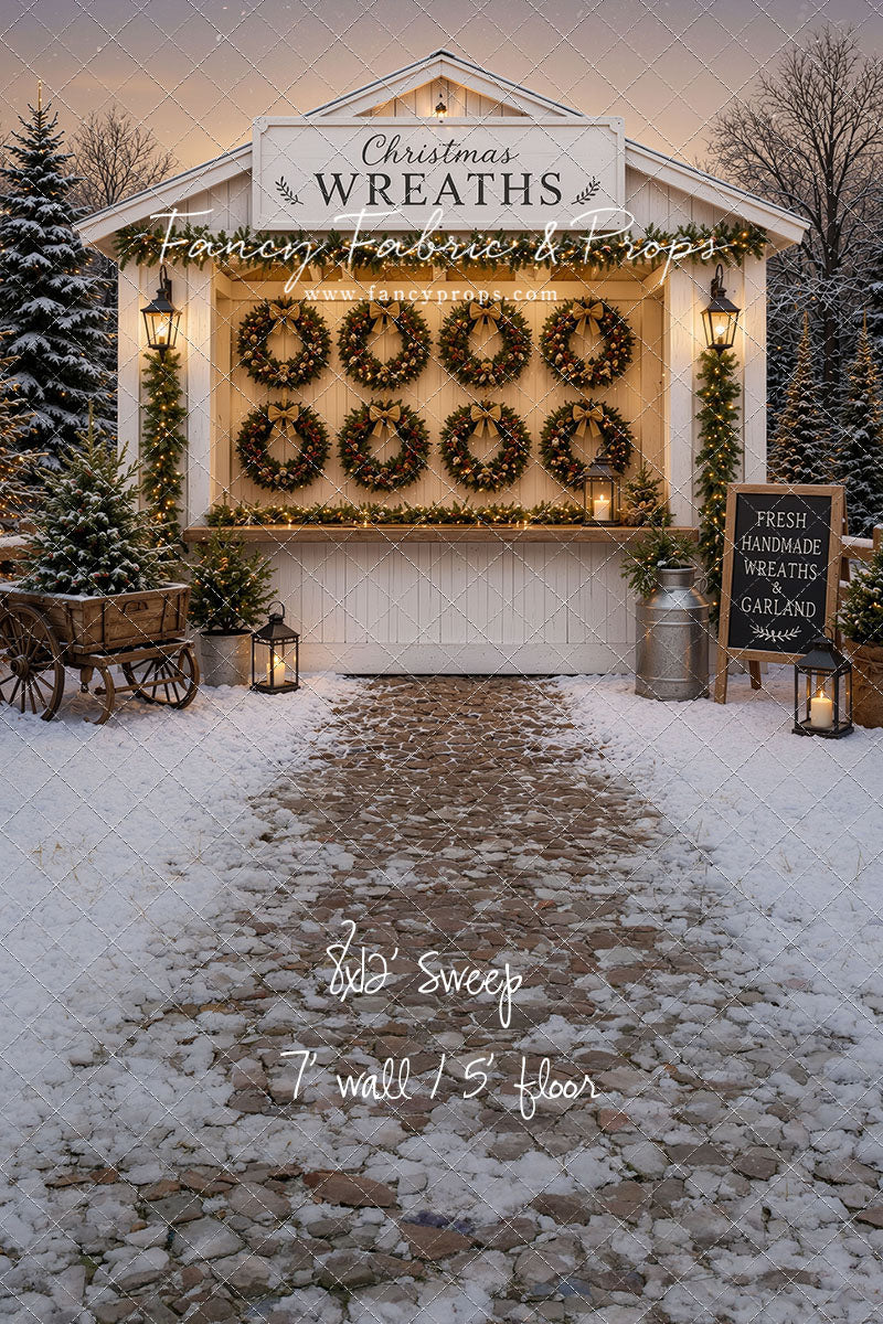 Holly Wreath Stand - with Sweep Option