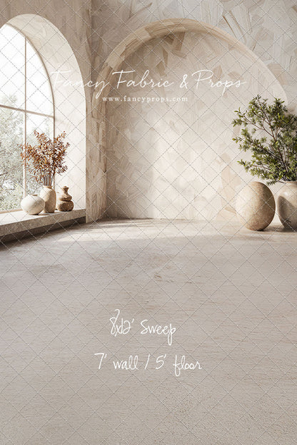 Ivory Vista Arch - With Sweep Option