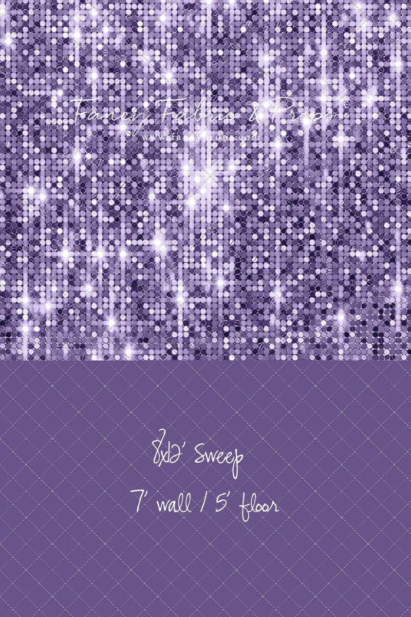 Lavender Lights - With Solid Floor Sweep Option