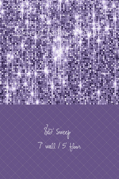 Lavender Lights - With Solid Floor Sweep Option