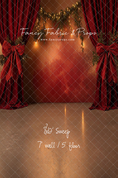 Merry Christmas Curtain Call - With Sweep Option