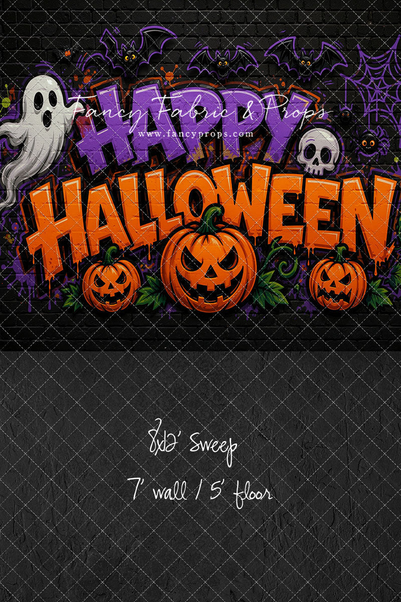 Midnight Graffiti Halloween - With Sweep Option
