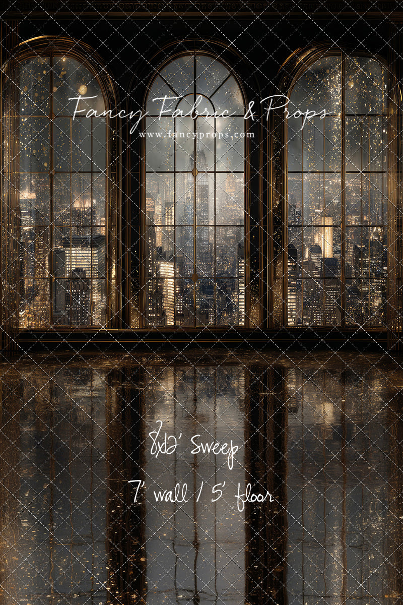 Midnight Skyline Ballroom - with Sweep Option