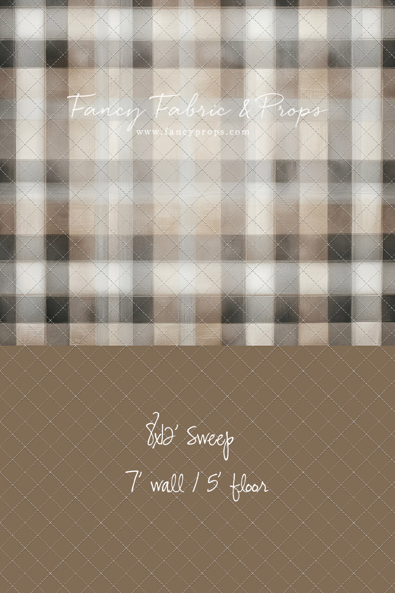 Mocha Flannel - With Sweep Option