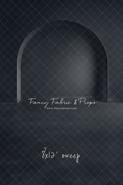 Modern Midnight Alcove - Solid Floor - With Sweep Option