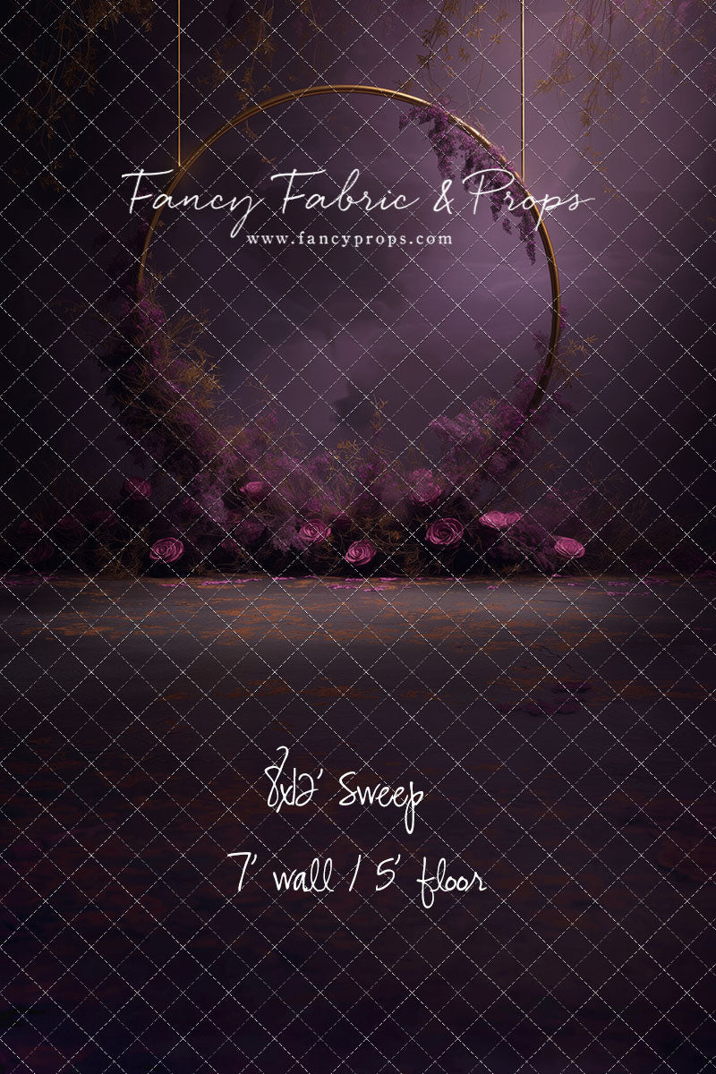 Moonlit Plum Petals - With Sweep Option