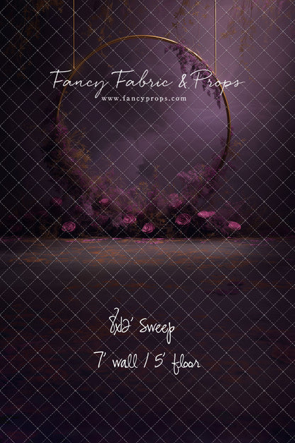 Moonlit Plum Petals - With Sweep Option