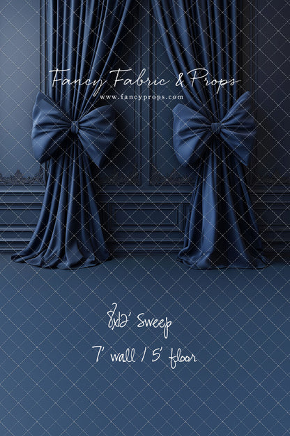 Navy Luxe Bows - With Sweep Option