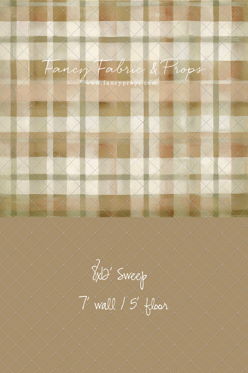 Oatmilk Plaid - With Sweep Option