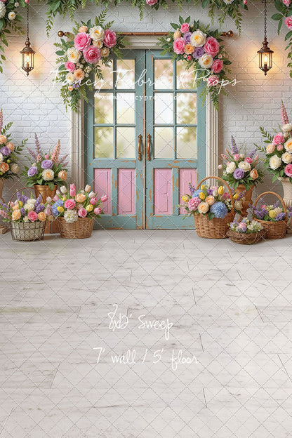 Pastel Garden Doors - With Sweep Option